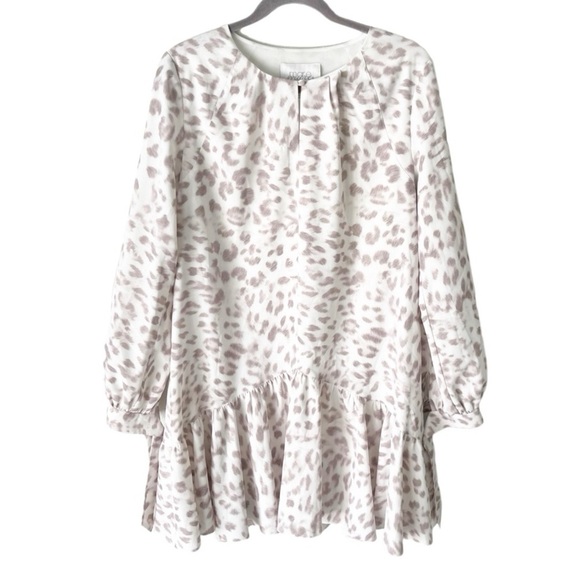 Anthropologie Dress Women's Medium Mare Mare Felix Leopard Animal Print Swing - Picture 1 of 9